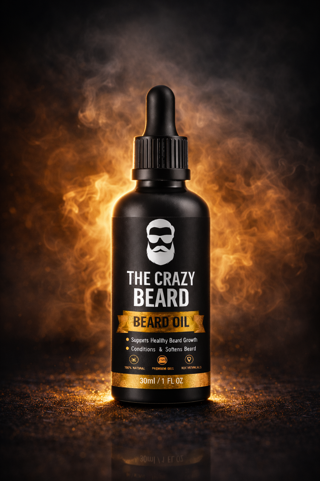 The Crazy Beard  Beard Oil for Men – Hair Growth, Soft & Thick Beard |(Buy 1 Get 1 Free)