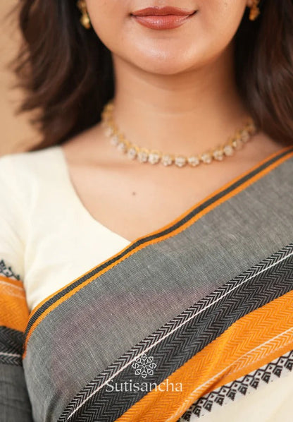 Shushree Handwoven Bliss Bengal Cotton Saree