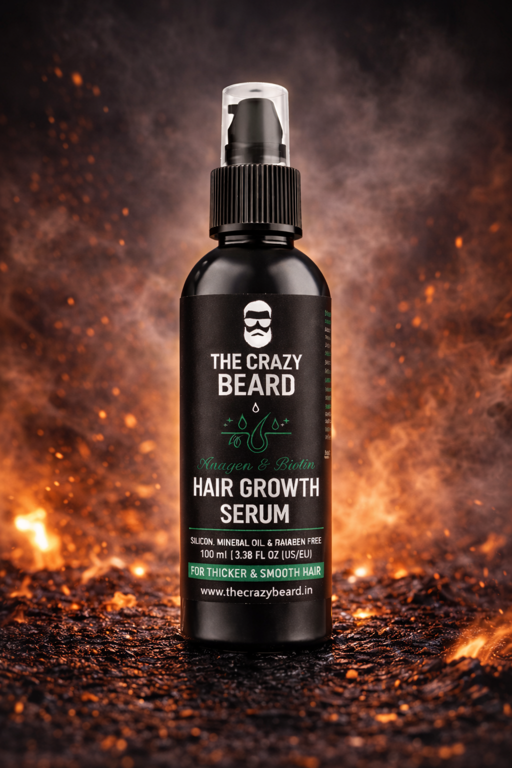The Crazy Beard Hair Growth Serum for Men – Reduces Hair Fall & Boosts Regrowth | (Buy 1 Get 1 Free)